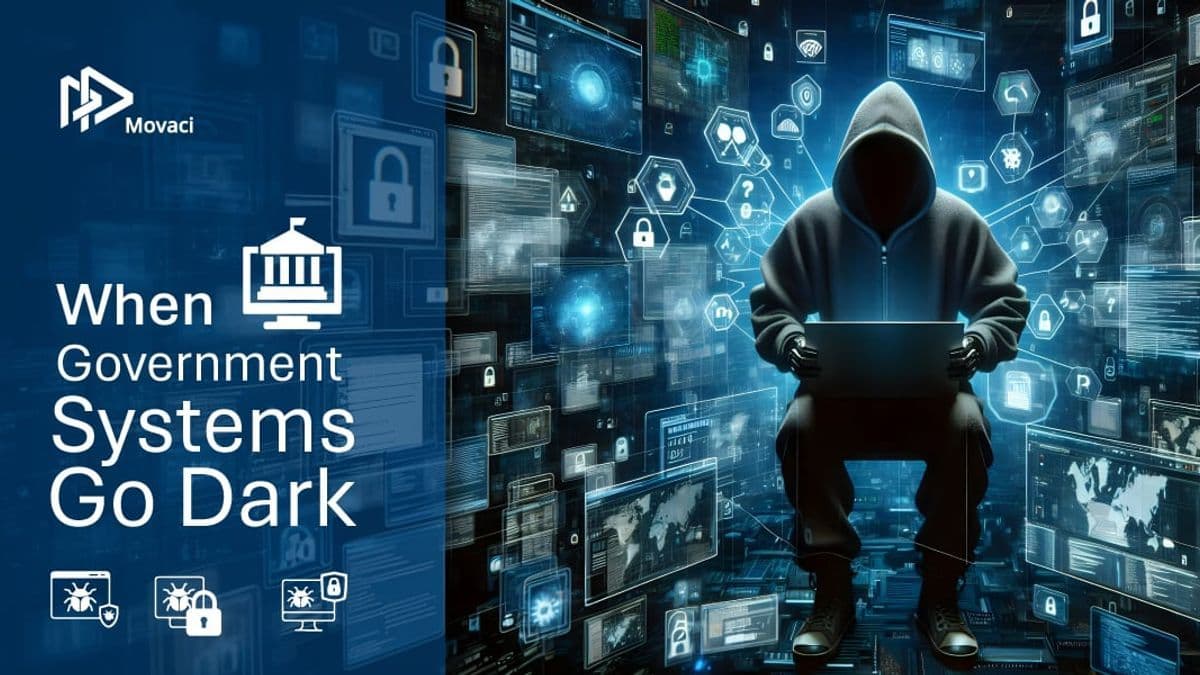 Government systems outage from cybersecurity incident response lessons