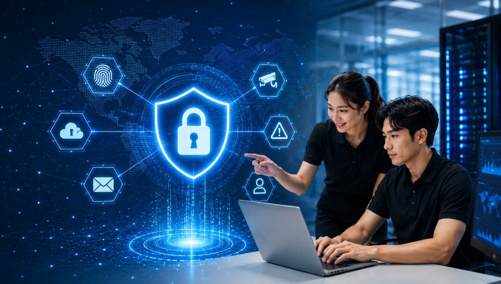 Cybersecurity analytics dashboard for threat visibility