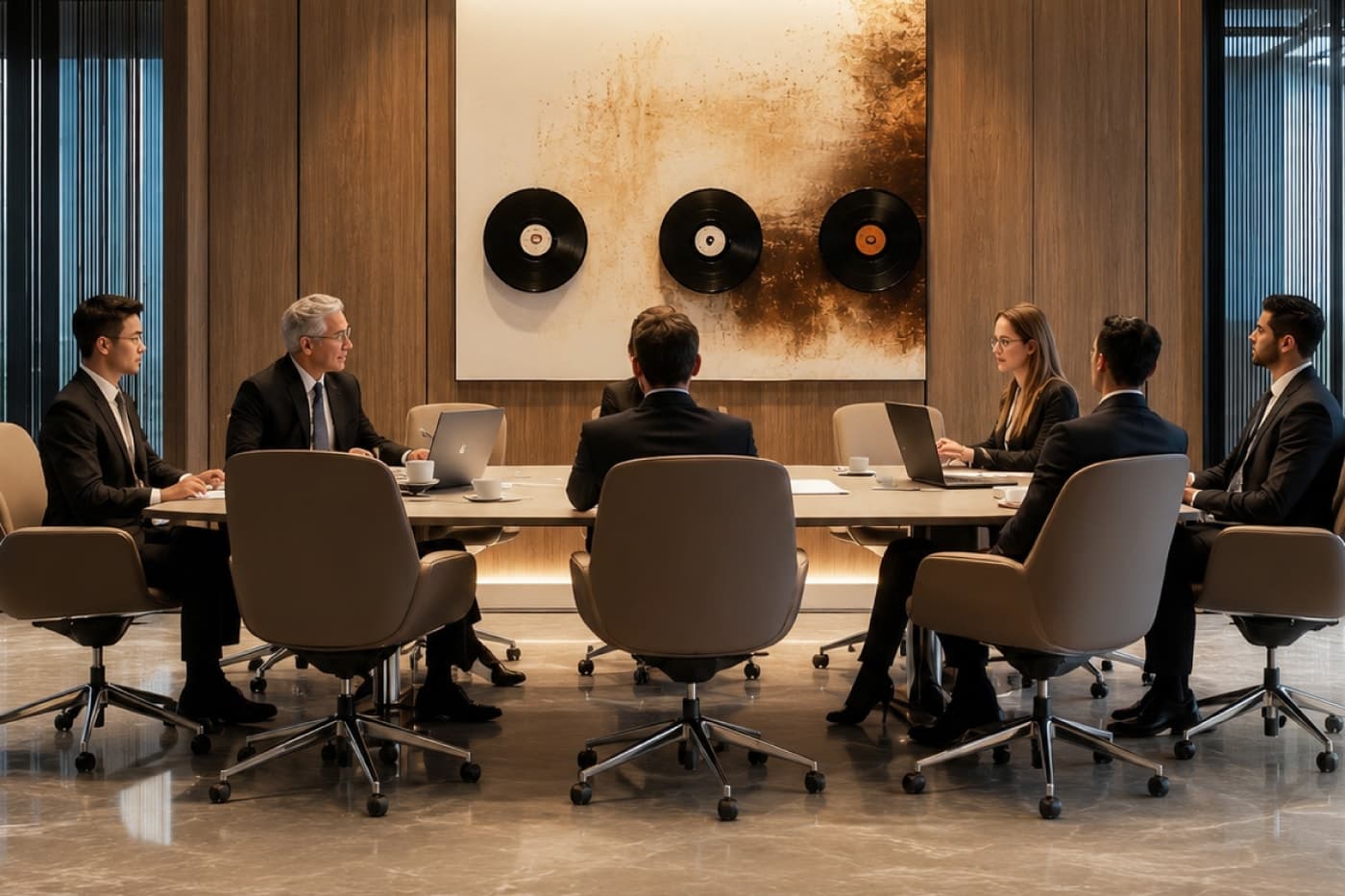 Enterprise team reviewing scalable IT and security operations