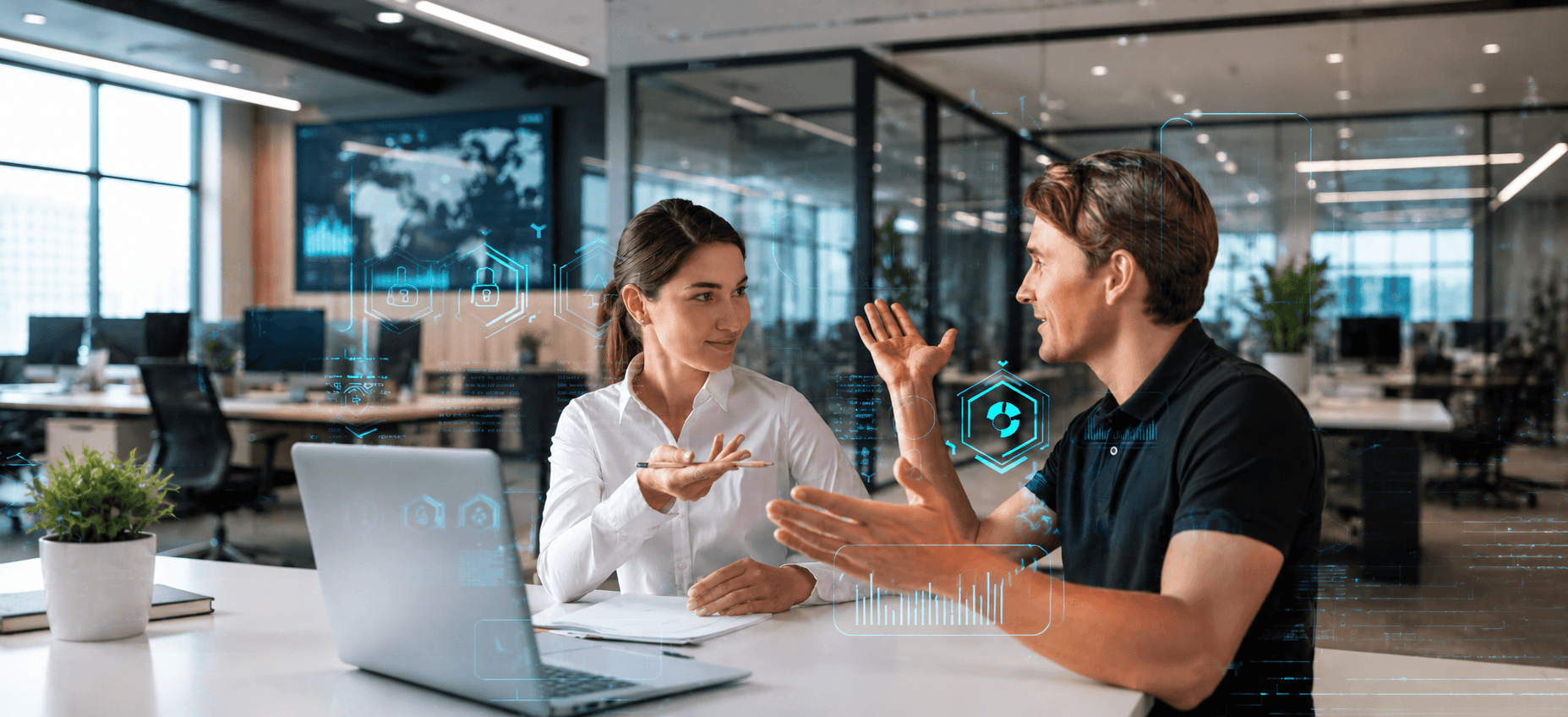 Managed IT Services USA Thailand Australia UK visual for Movaci cybersecurity and managed IT resources